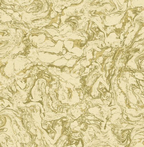Oil & Water Wallpaper in Green and Gold IM70304 from Wallquest
