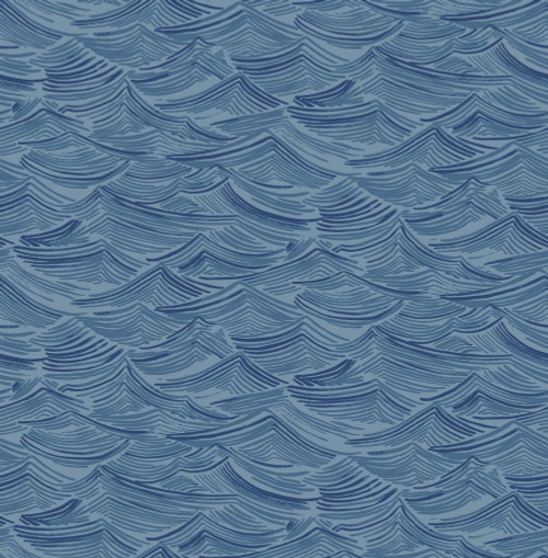 Wallquest DA60512 Calm Seas Carolina Blue Wallpaper