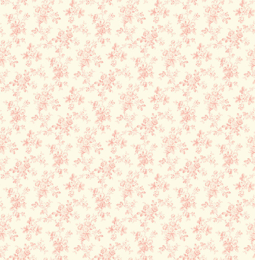 Tiny Blooms Wallpaper in Peach FG70811 from Wallquest