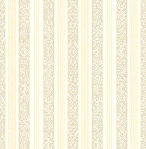 Spring Stripe Wallpaper in Golden FS50101 from Wallquest