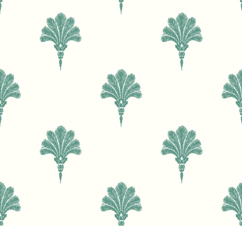 Wallquest MB31606 Summer Fan Tropic Green Wallpaper