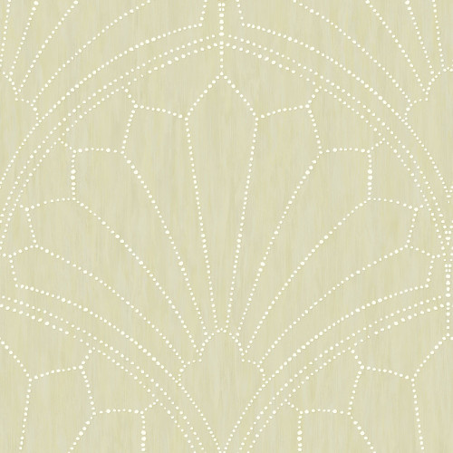 Wallquest RY31505 Scallop Medallion Sand Dunes Wallpaper