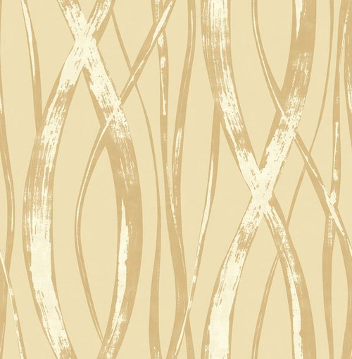 Seabrook in Metallic Gold Neutral TA21105 Wallpaper