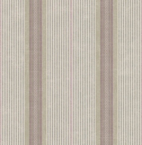 Victorian Stripe Wallpaper in Plum VF30109 from Wallquest