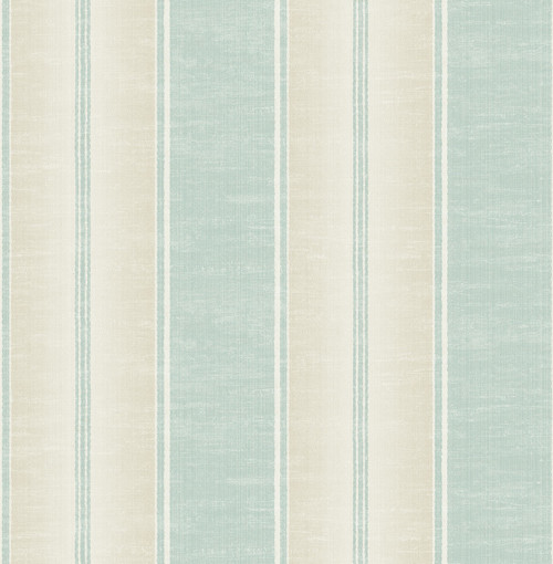 Summer Stripe Wallpaper in Teal RV20202 from Wallquest