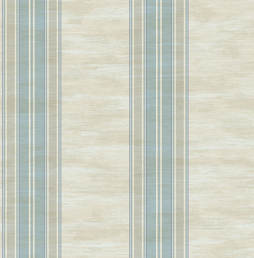 Villa Stripe Wallpaper in Antique Blue DV52202 from Wallquest