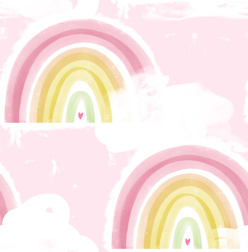 Wallquest DA60201 Rainbows Blush