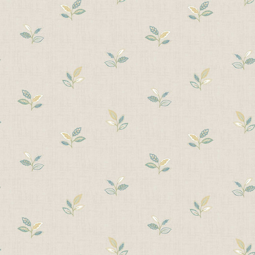 Chesapeake by Brewster 3112-002737 Sage Hill Leigh Yellow Leaf Wallpaper