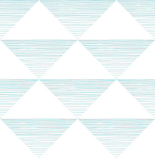 Wallquest DA61909 Geo Stripe Teal