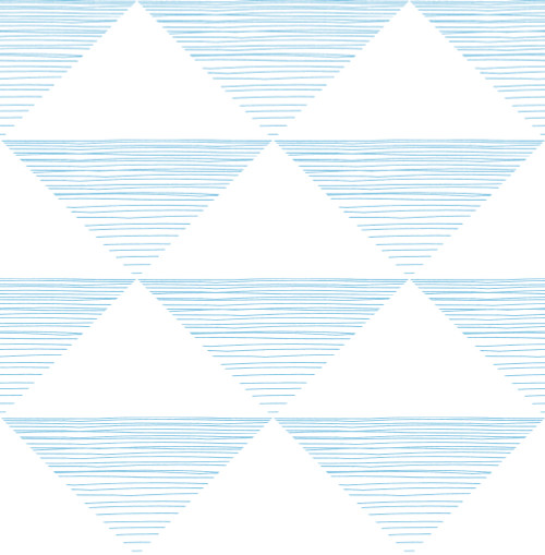 Wallquest DA61901 Geo Stripe Sky Blue