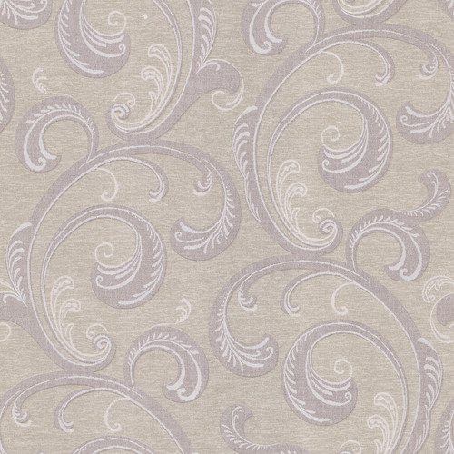 Kitchen Bed Bath IV by Brewster 2686-65887 Dauphine Purple Scroll Wallpaper