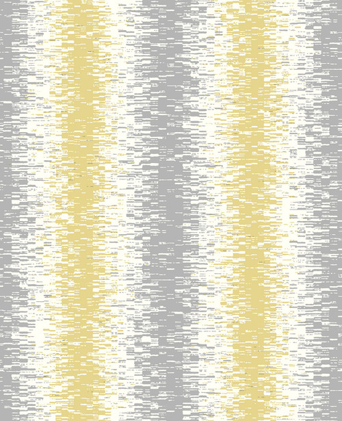 A-Street Prints by Brewster 2782-24520 Quake Yellow Abstract Stripe Wallpaper Yellow