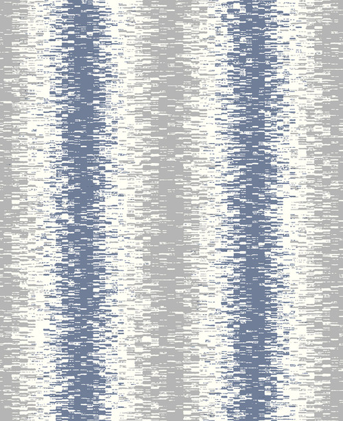 A-Street Prints by Brewster 2782-24521 Quake Blue Abstract Stripe Wallpaper Blue