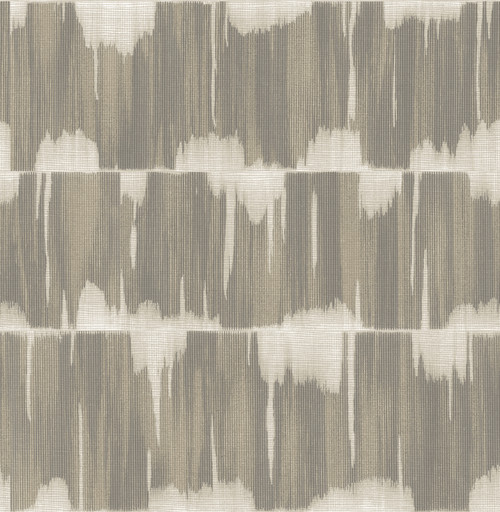 A-Street Prints by Brewster 2764-24344 Mistral Serendipity Taupe Shibori Wallpaper