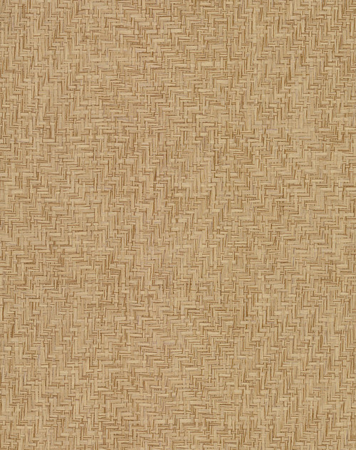 York Wallcoverings VG4420 Interlocking Weave Grasscloth Golden