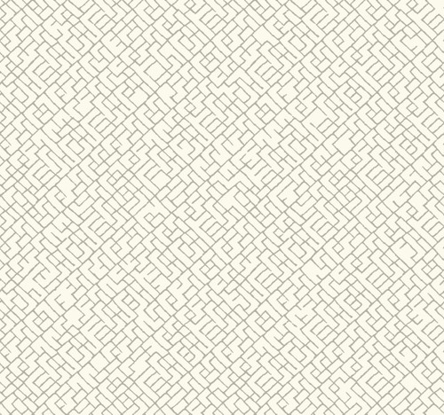 York Wallcoverings MS6442 Modern Shapes Mason Wallpaper off white, grey