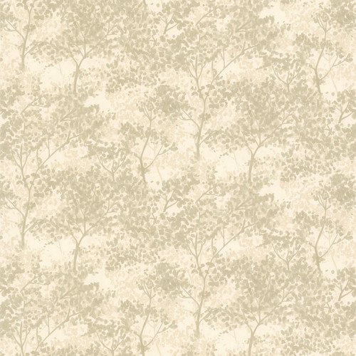 Brewster 436-65752 For Your Bath II Lavinia Light Green Tree Forest Wallpaper