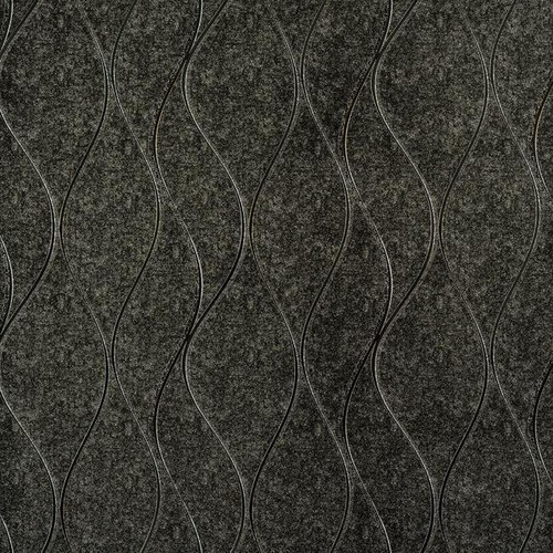 York Wallcoverings Y6201405 Dazzling Dimensions Wavy Stripe Wallpaper Black, Brushed Metallic Pewter, Metallic Silver