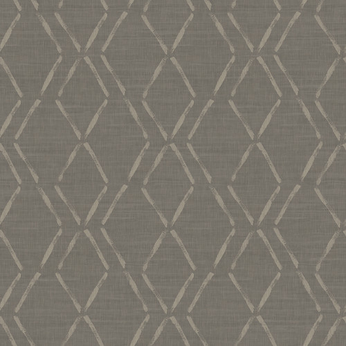 Chesapeake by Brewster 3118-12654 Birch & Sparrow Tapa Brown Trellis Wallpaper