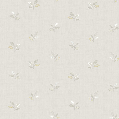 Chesapeake by Brewster 3112-002739 Sage Hill Leigh Grey Leaf Wallpaper