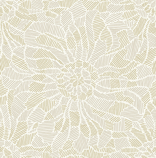 A-Street Prints by Brewster 2793-24720 Daydream Honey Abstract Floral Wallpaper