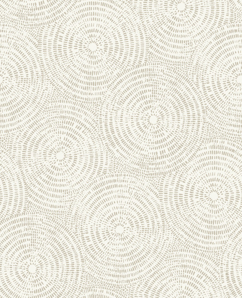 A-Street Prints by Brewster 2782-24522 Vatten Taupe Shibori Wallpaper Taupe