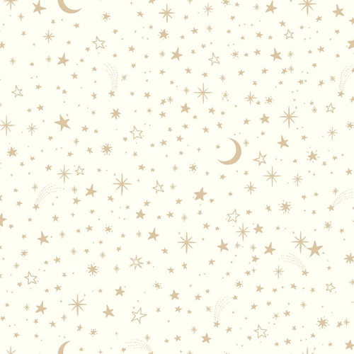RoomMates RMK10850WP Twinkle Little Star Gold Peel & Stick Wallpaper Gold