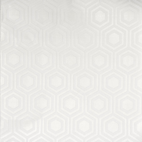 Brewster RD5671 Hive Paintable Geometric Wallpaper white