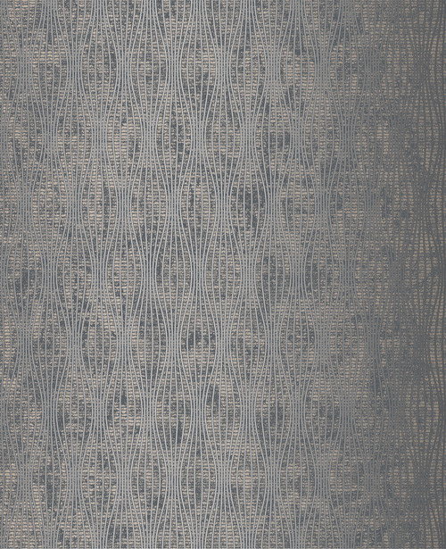 Decorline by Brewster 2683-23028 Evolve Falsetto Dark Blue Wave Wallpaper