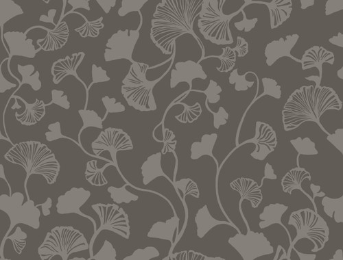 York Wallcoverings NA0575 Gingko Trail Wallpaper Black