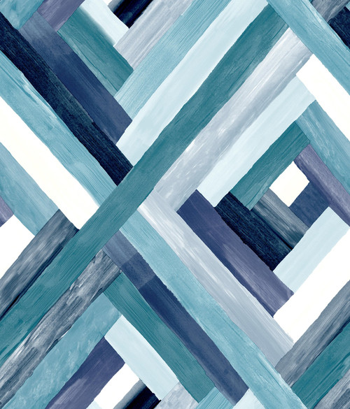 York Wallcoverings UC3833 Modern Art Wynwood Geometric Wallpaper Blue
