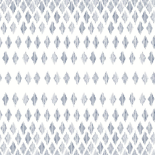 York Wallcoverings FH4042 Diamond Ombre Wallpaper Navy/White