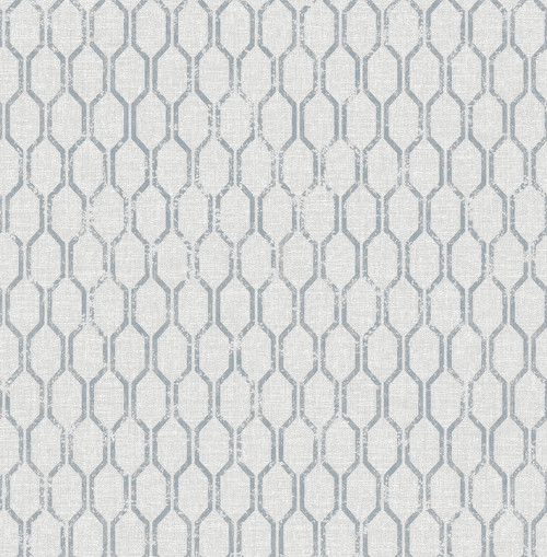 2834-25048 Elodie Light Grey Geometric Wallpaper Modern Style Unpasted Non Woven Paper from Advantage Metallics Collection by Brewster Made in Great Britain