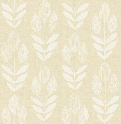 Chesapeake by Brewster 3115-24471 Garland Wheat Block Tulip Wallpaper