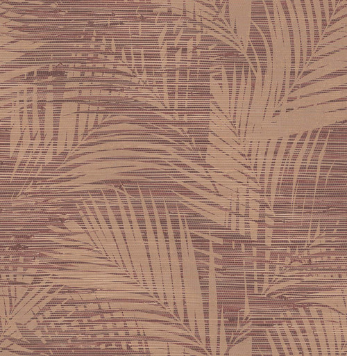 KItchen & Bath Essentials by Brewster 2766-24403 Motmot Burgundy Palm Wallpaper