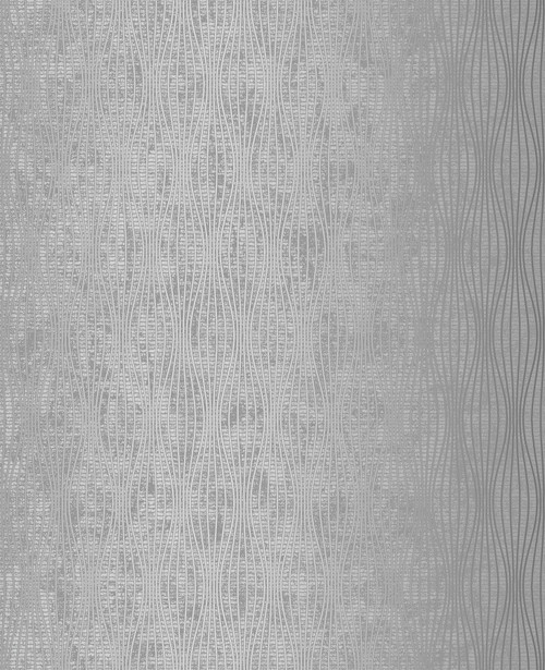 Brewster 2704-23027 For Your Bath III Kalix Silver Wave Wallpaper