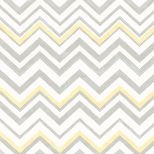 Chesapeake by Brewster HAS47294 Hide And Seek Susie Grey Chevron Wallpaper