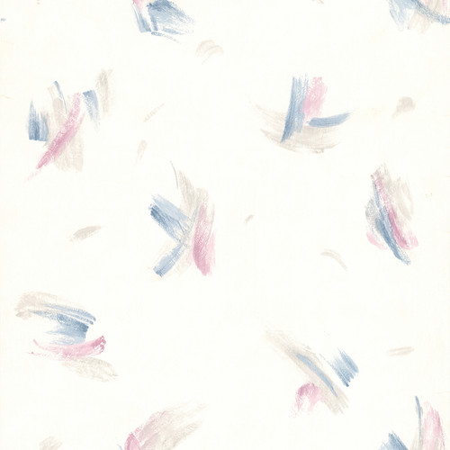 Kitchen, Bath and Bed Resource IV by Brewster 414-BS7156 Deborah Cream Brush Strokes Wallpaper