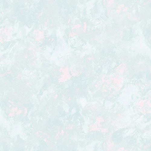 Norwall Rose Garden RG35747 Textured Leaves Wallpaper Turquoise, Pink