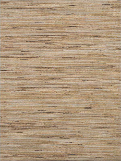 York Wallcoverings RN1057LW Lustrous Grasscloth Wallpaper Browns