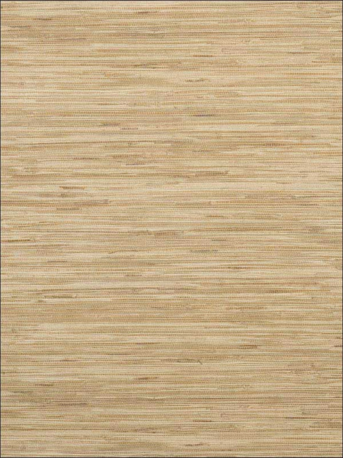 York Wallcoverings RN1062LW Lustrous Grasscloth Wallpaper Yellows