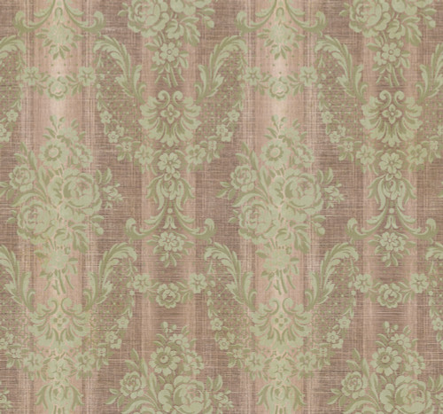 Regal Floral Frame Wallpaper in Maroon RD80001 from Wallquest