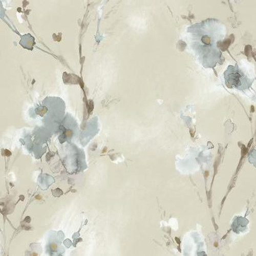 York CP1203 Candice Olson Charm Wallpaper Soft Blue