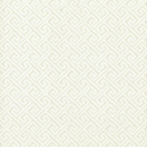 York Wallcoverings TN0064 Greek Key Wallpaper - Ivory White/Off Whites