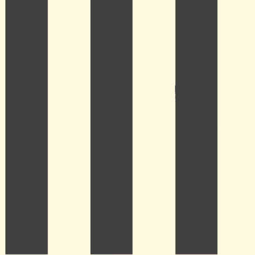 York Wallcoverings Stripes Resource Library SR1691 3" Stripe Wallpaper Black/White