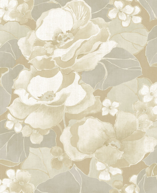 Seabrook wallpaper in Green, Metallic, Neutrals NE50505