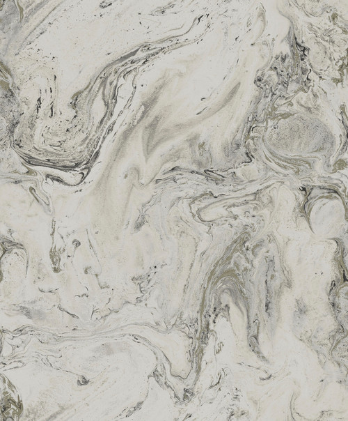 York Y6231203 Antonina Vella Oil & Marble Wallpaper Grey/Glint