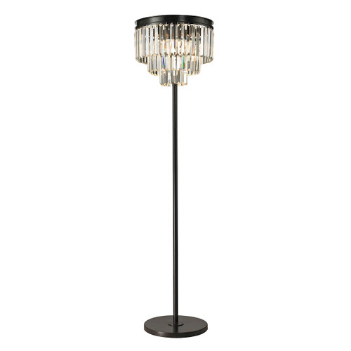 Dimond lighting 14211/3 Palacial 3 Light Floor Lamp In Oil Rubbed Bronze And Clear Crystal