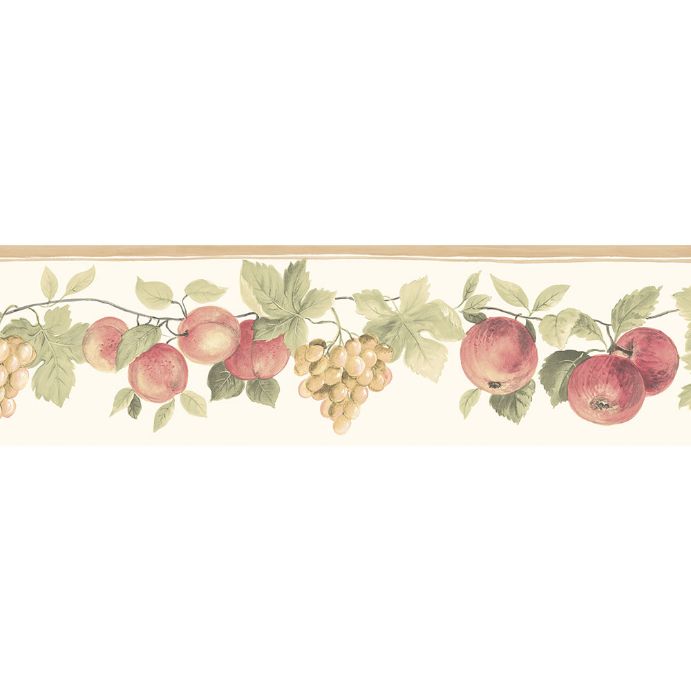 Norwall Wallcoverings KC78350DC Fresh Kitchens 5 Hybrid Fruit ...