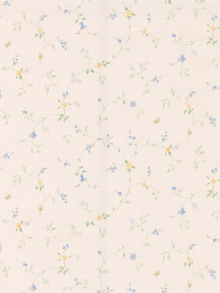 Sameulsson Light Blue Small Floral Trail Wallpaper